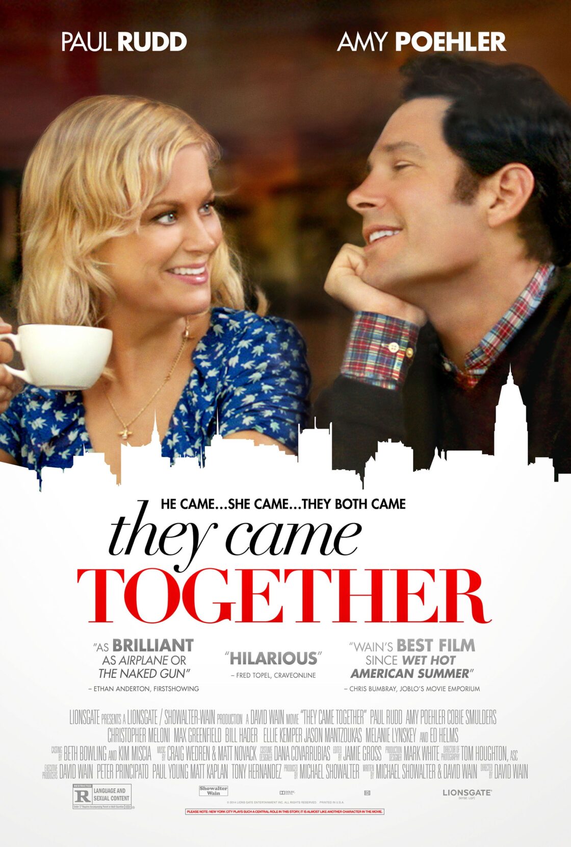 Amy Poehler, Paul Rudd, They Came Together, PopViewers