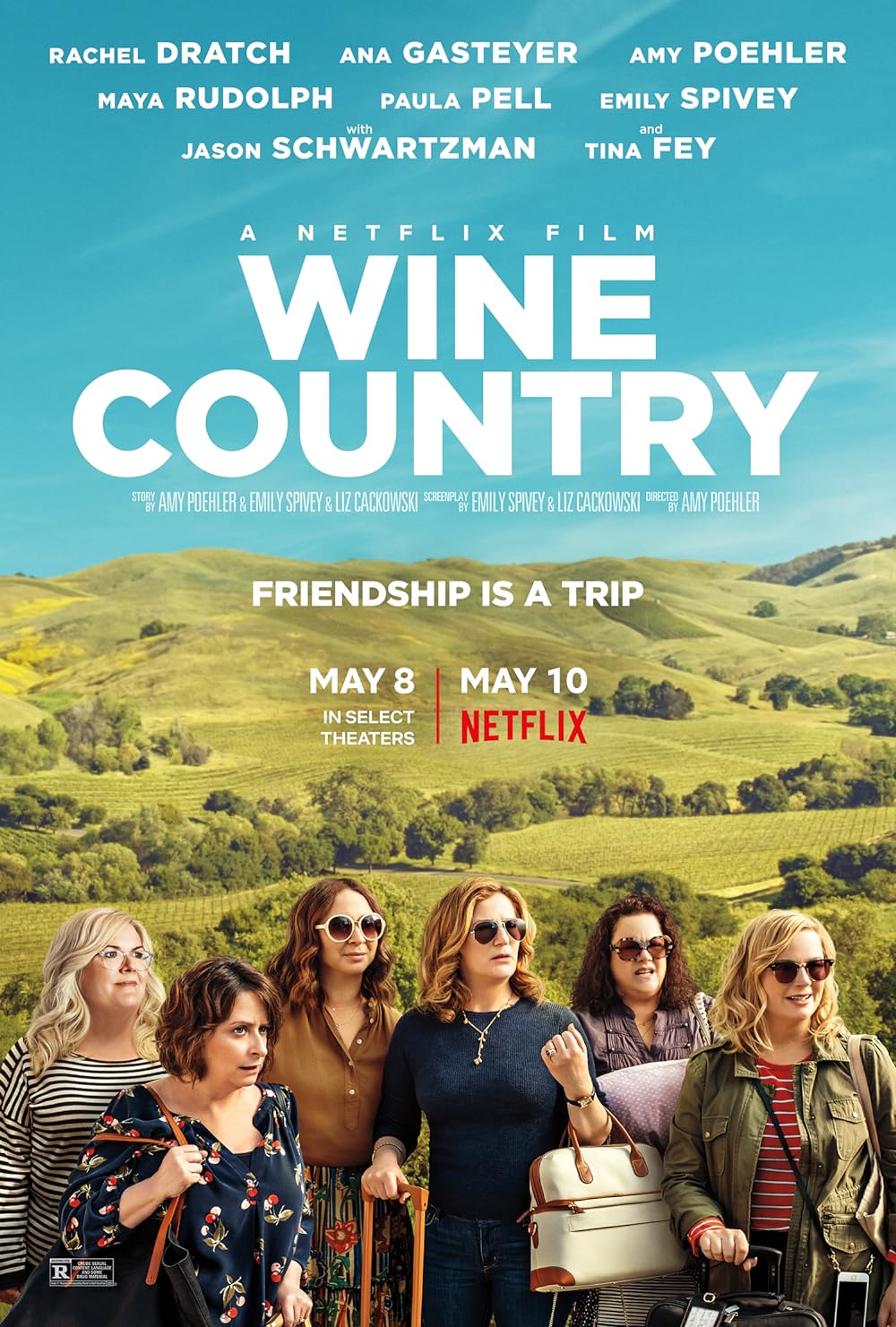 Amy Poehler, Netflix, Wine Country, PopViewers