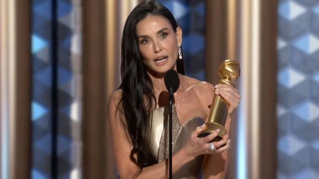 Demi Moore, Golden Globes, PopViewers.com